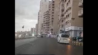 الأمطار الخفيفة فى الاسكندرية صباح اليوم 😍🌧