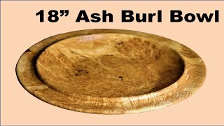 Turn a large burl bowl (Woodturning)