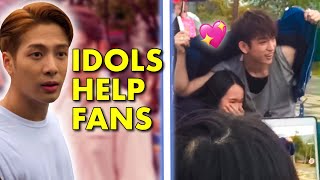 Kpop Idols Helping & Protecting Fans