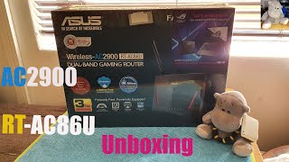 ASUS RT-AC86U AC2900 Dual-Band Wi-Fi Gigabit Unboxing