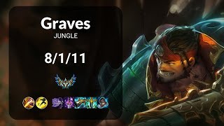 Graves vs Lee Sin JUNGLE - KR CHALLENGER Patch 14.22