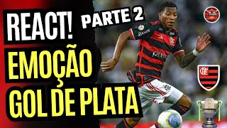 REAÇÃO TORCIDA DO FLAMENGO GOL DO PLATA - PARTE 2