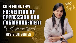 Prevention of Oppression and Mismanagement | CMA Final Law Revision Series |100% English | June 2024