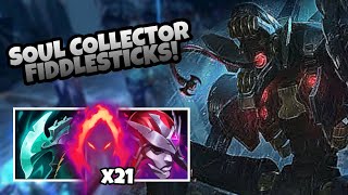 Harvester Fiddlesticks deals a lotta damage! ARAM League of Legends | No Commentary