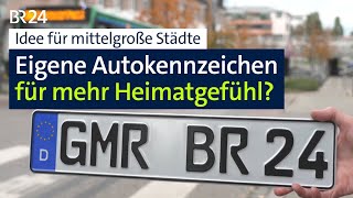 Eigenes Autokennzeichen ab 20.000 Einwohnern? Wie die Idee in Germering ankommt | Abendschau | BR24