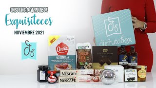 🎁 DISFRUTABOX EXQUISITECES 💍 Unboxing | La caja sorpresa GOURMET de Noviembre 2021