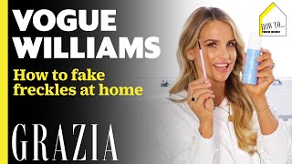 How To Fake Freckles At Home By Vogue Williams