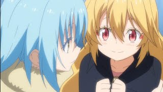 Rimuru gets a kiss from Alice Rondo