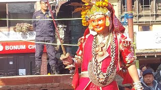 देवीनाच पर्ब 2080(नरदेवी) || Lakhey Dance || Lakhey nach || Lakhey nach in Patan