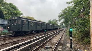 NYC Subway Parade of Trains at Neck Road (2023)