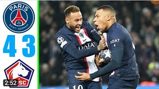 PSG Vs Lille (2-4)- Extended Highlights Today & All Goals 2023 HD