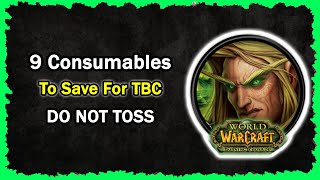 9 Classic Consumables That Will Be Used In TBC