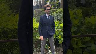 Kartik aaryan Spotted At KBC set For Promotion Of Bhool Bhulaiyaa3 🖤✨😎