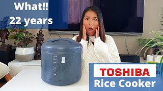 Toshiba rice cooker review after 22 years of use! | Best Japanese rice cooker ?