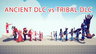 ANCIENT DLC TEAM vs TRIBAL DLC TEAM - Totally Accurate Battle Simulator TABS