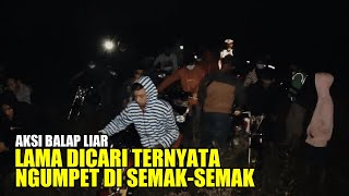 Aksi Lucu Balap Liar – Hindari Kejaran Polisi Para Remaja Ini Sembunyi Di Sawah