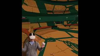 I got scared by a tiny raptor in Jurassic World Aftermath in VR | #shorts