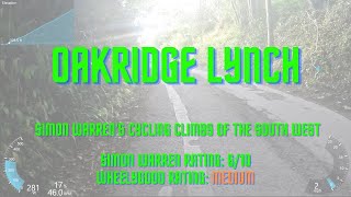 Oakridge Lynch - Simon Warren Cycling Climbs of the South West [Medium]