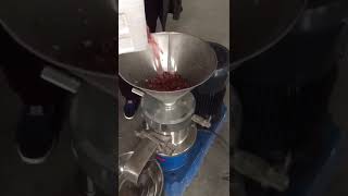 colloid mill for processing peanut butter