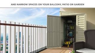 Cosmoplast SideMate Walk-in Storage Shed