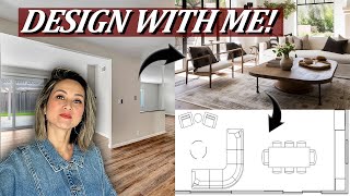 EMPTY HOUSE TOUR - Watch Me Design My Latest Client Project from Start to Finish!