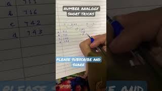 Reasoning Short Tricks #maths #bankexams #mathshorts #ssccgl #ssc #mathstrick #shortvideo #ctet2022