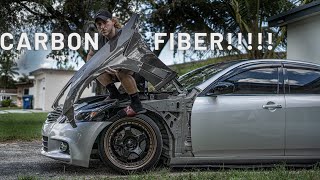 G37 Carbon Fiber Fenders!