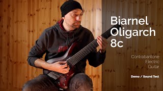 Biarnel Oligarch 8c Demo - Multiscale 28-25" Contrabaritone Guitar with Fishman Fluence pickups | 4k