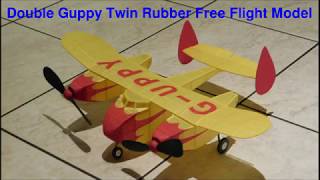 Twin Rubber Powered Free Flight