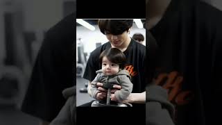 Jungkook baby ai picture #bts #kpop #shorts #jungkook #v #rm #jin #jimin #suga #jhope