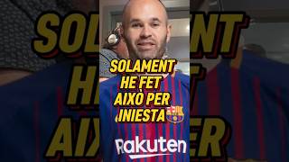 ⚽ Solament he fet això per Iniesta ❤️❤️ #andresiniesta #iniesta #futbol