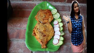 Stuffed Pompfret | Bharlela Paplet by Mitali