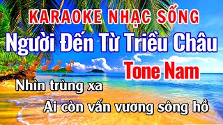 Karaoke Người Đến Từ Triều Châu Tone Nam Karaoke Nhạc Sống | Năm Organ