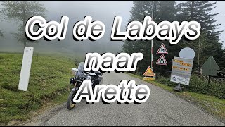 Col de Labays naar Arette Honda CRF 1000 ATAS