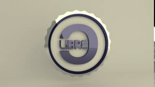 Logo CLibre animated v2 made with Blender