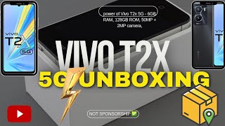 🌟 Unveiling 📱 the Future: Vivo T2x⚡️ 5G Under Rs 13,048/_ 💰 //Vivo 5g phone Unboxing features