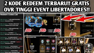 2 KODE REDEEM TERBARU!! GRATIS OVR TINGGI DAN MASCHERANO DI SIDE EVENT LIBERTADORES FC MOBILE!!