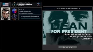 James Dean presidency & ?????. Monument Mythos/TNO crossover (TNO Custom Super Events)