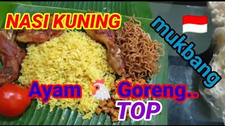 Makan Nasi Kuning Ayam 🐔🐔 Goreng, TOP 🇮🇩🇮🇩