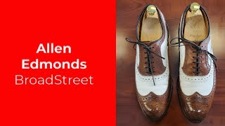 Allen Edmonds BroadStreet "Spectator" Shoe Shine FULL ASMR