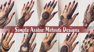 simple arabic mehndi design| arabic mehndi| simple and easy mehndi| stylist girl