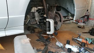 How to replace the Ball joints on a '94-2004  Ford mustang in car, without removing control arm