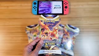 LIVE Mở Pack Brilliant Stars săn Charizard, tiếp tục Legends Arceus