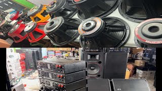 DIWALI KA SBSE BDA BOMB SALE DJ HI DJ SPEAKERS , HF , AMPLIFIER , CROSSOVER , BOARD /MV COLLECTION