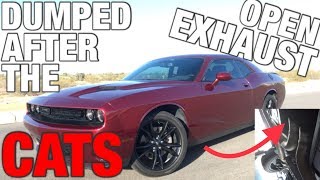 ITS SO LOUD!!! DESTROYING My 2017 Dodge Challenger SXT V6 By Taking OFF The Exhaust & First Drive