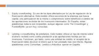 ¿Cuántos tipos de financiación colectiva existen?