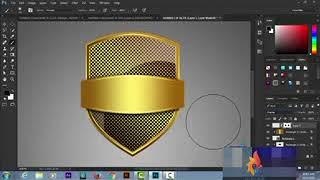 Photoshop Tutorial Logo Design shield