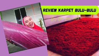 REVIEW KARPET BULU SHOPEE