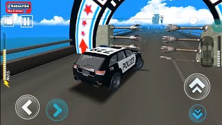 speed bumps car challenge - driving a police car #3