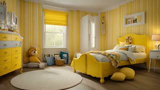 Playful & Cozy Yellow Bedroom Ideas for Children